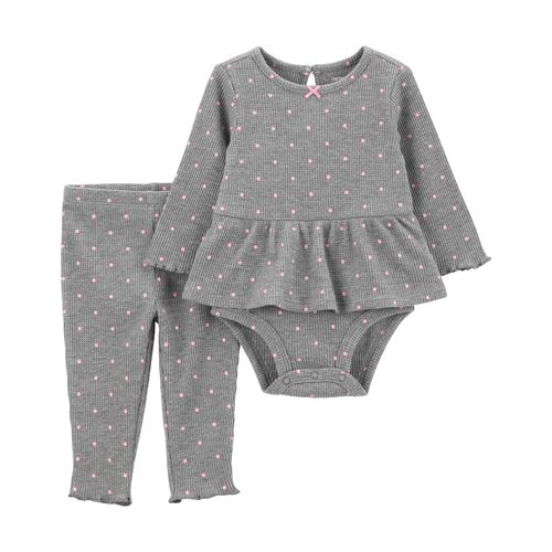 Carter´s Set 2 Piezas Body Mangas Largas Pantalon