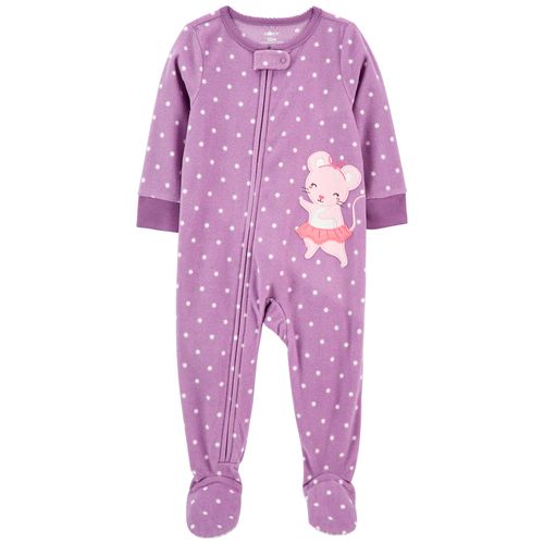 Carter´s Osito Pijama Micropolar Cierre