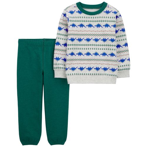 Carter´s Set 2 Piezas Buzo Pantalon Dinosaurios