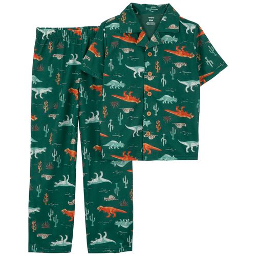 Carter´s Set 2 Piezas Pijama Camisa Mangas Cortas Pantalon