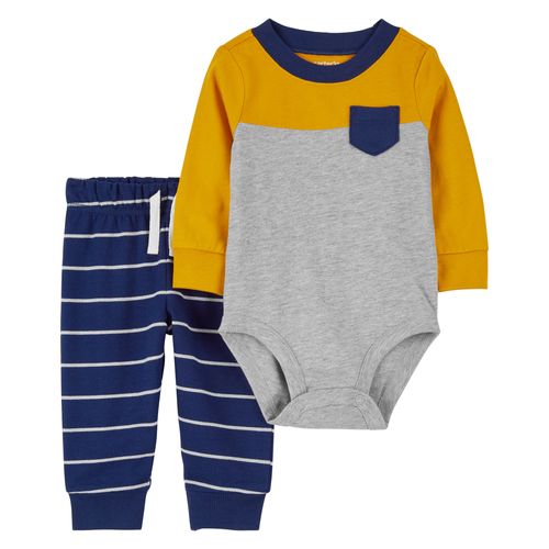 Carter´s Set 2 Piezas Body Mangas Largas Pantalon