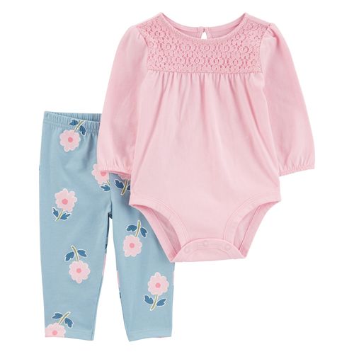Carter´s Set 2 Piezas Body Mangas Largas Pantalon