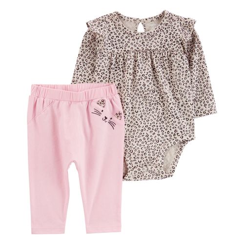 Carter´s Set 2 Piezas Body Mangas Largas Pantalon