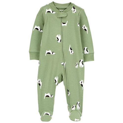 Carter´s Osito Pijama Algodon Cierre Perrito