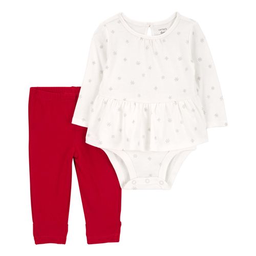 Carter´s Set 2 Piezas Body Mangas Largas Pantalon