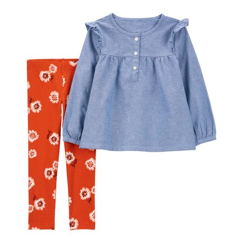 Carter´s Set 2 Piezas Remera Mangas Largas Calza