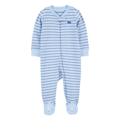 Carter´s Osito Pijama Algodon Cierre Rinoceronte