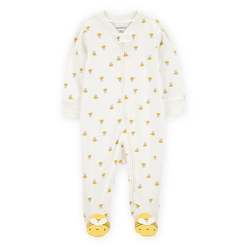 Carter´s Osito Pijama Algodon Cierre Abejitas