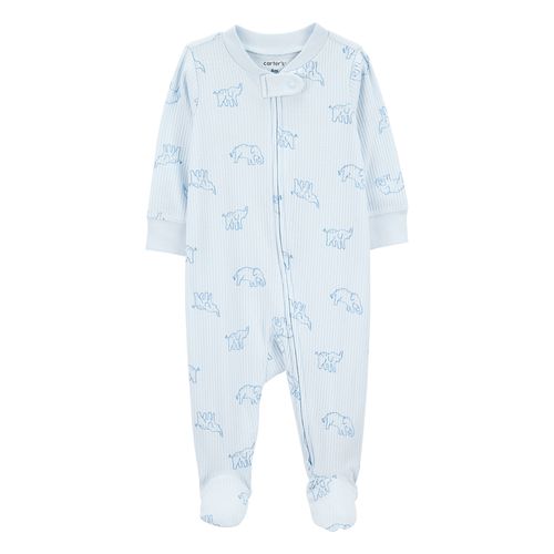Carter´s Osito Pijama Algodon Cierre Elefantitos