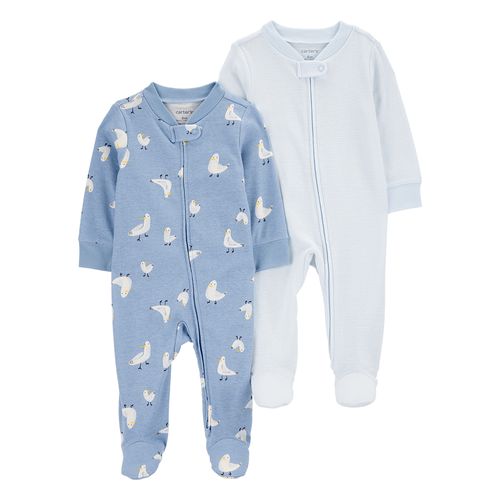 Carter´s Pack 2 Osito Pijama Algodon Cierre