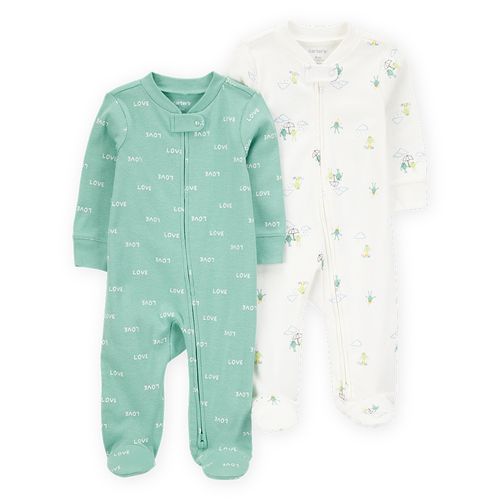 Carter´s Pack 2 Osito Pijama Algodon Cierre
