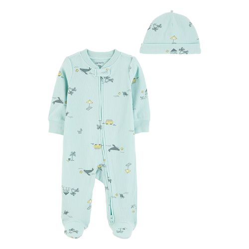 Carter´s Set 2 Piezas Osito Pijama Gorro