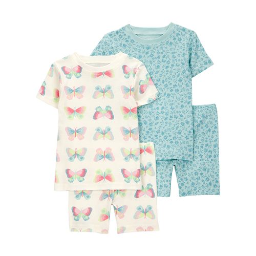 Carter´s Set 4 Piezas Pijama Algodon Mangas Cortas