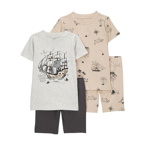 Carter´s Set 4 Piezas Pijama Algodon Mangas Cortas