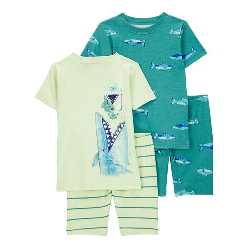 Carter´s Set 4 Piezas Pijama Algodon Mangas Cortas