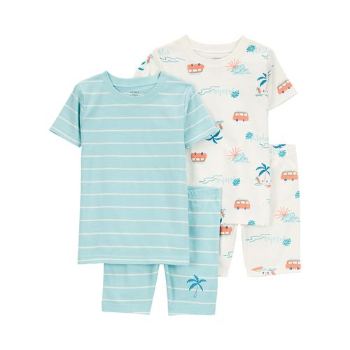 Carter´s Set 4 Piezas Pijama Algodon Mangas Cortas