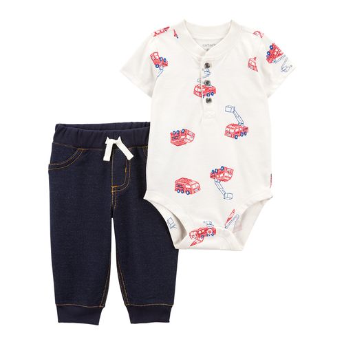 Carter´s Set 2 Piezas Body Mangas Cortas Pantalon