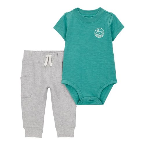 Carter´s Set 2 Piezas Body Mangas Cortas Pantalon
