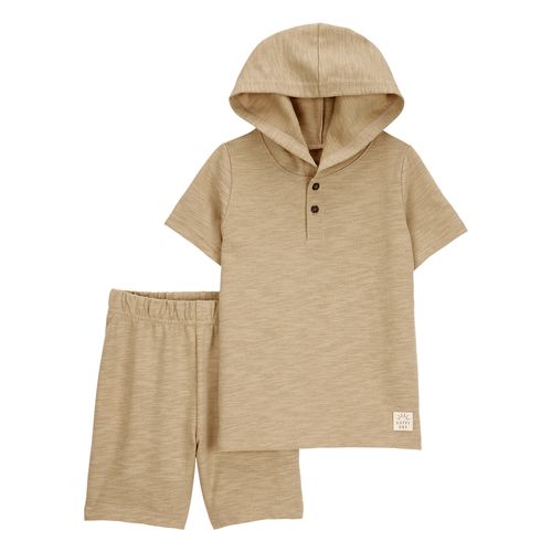 Carter´s Set 2 Piezas Remera Capucha Mangas Cortas Short
