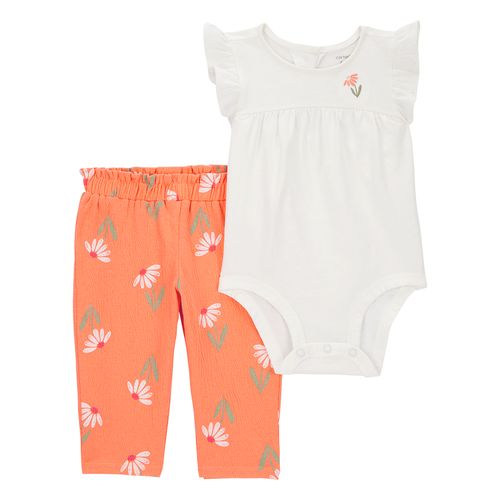Carter´s Set 2 Piezas Body Mangas Cortas Pantalon