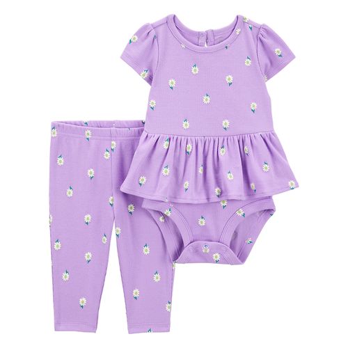 Carter´s Set 2 Piezas Body Mangas Cortas Pantalon