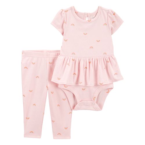 Carter´s Set 2 Piezas Body Mangas Cortas Pantalon