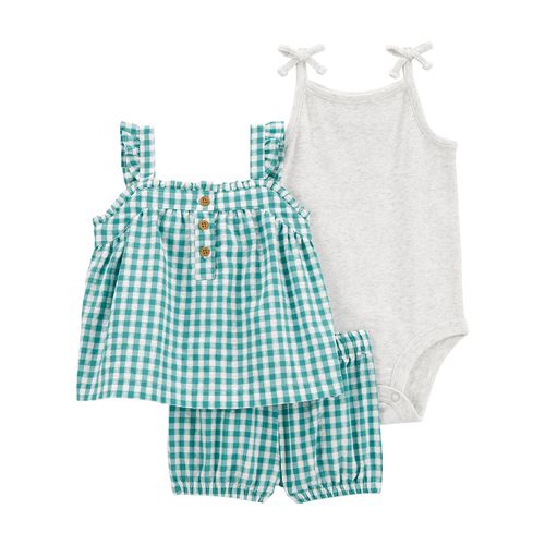 Carter´s Set 3 Piezas Body Musculosa Remera Musculosa Short