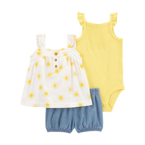 Carter´s Set 3 Piezas Body Musculosa Remera Musculosa Short