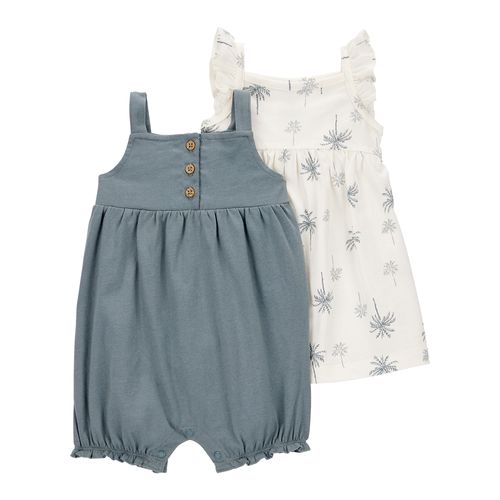 Carter´s Set 2 Piezas Enterito Musculosa Vestido Musculosa