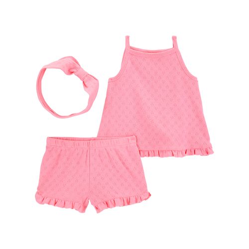 Carter´s Set 3 Piezas Remera Musculosa Short Vincha