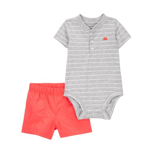 Carter´s Set 2 Piezas Body Mangas Cortas Short