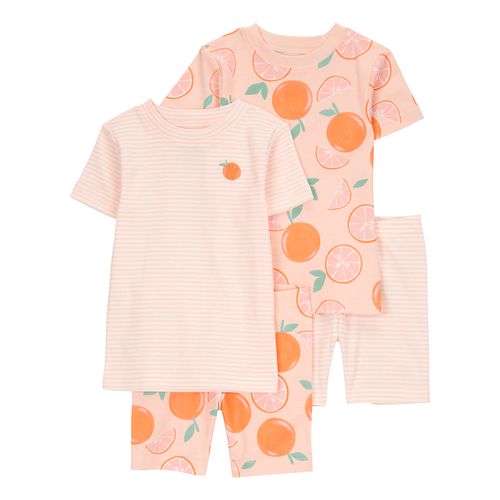 Carter´s Set 4 Piezas Pijama Algodon Mangas Cortas