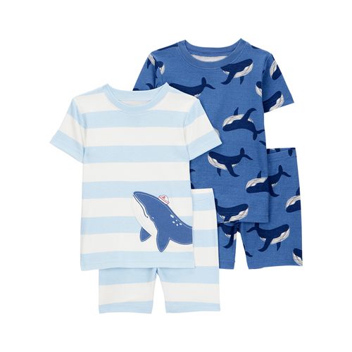 Carter´s Set 4 Piezas Pijama Algodon Mangas Cortas