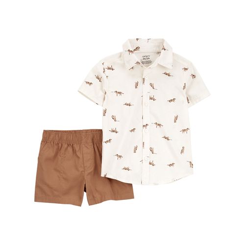 Carter´s Set 2 Piezas Camisa Mangas Cortas Short