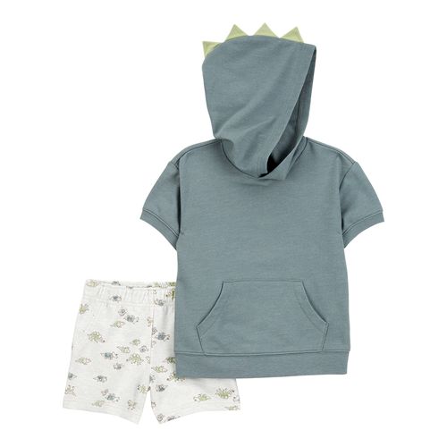 Carter´s Set 2 Piezas Remera Capucha Mangas Cortas Short