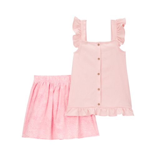 Carter´s Set 2 Piezas Remera Musculosa Pollera Short