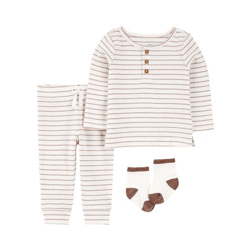 Carter´s Set 3 Piezas Remera Mangas Largas Medias Pantalon