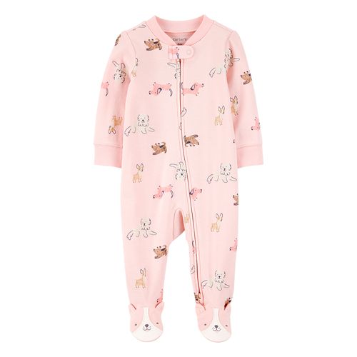 Carter´s Osito Pijama Algodon Cierre Perritos