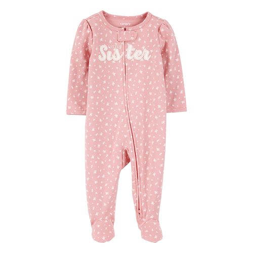 Carter´s Osito Pijama Algodon Cierre Little Sister
