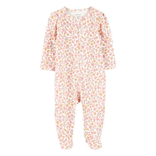 Carter´s Osito Pijama Algodon Cierre Floral