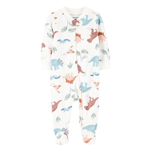 Carter´s Osito Pijama Algodon Cierre Dinosaurios