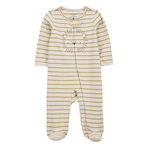 Carter´s Osito Pijama Algodon Cierre Leon