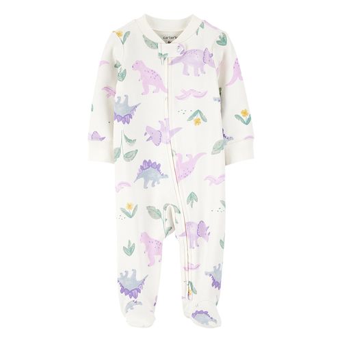 Carter´s Osito Pijama Algodon Cierre Dinosaurios