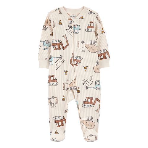 Carter´s Osito Pijama Algodon Cierre Construccion