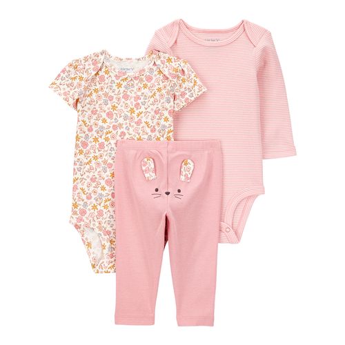 Carter´s Set 3 Piezas Body Mangas Largas Body Mangas Cortas Pantalon