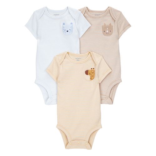 Carter´s Pack 3 Bodies Mangas Cortas