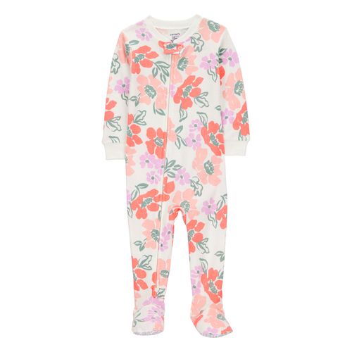Carter´s Osito Pijama Cierre Algodon Floral