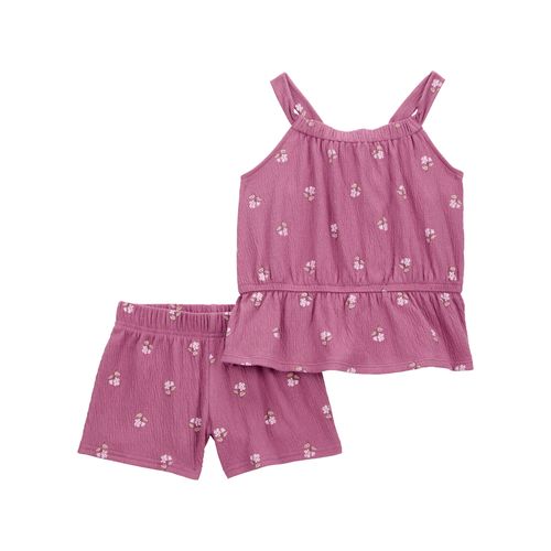 Carter´s Set 2 Piezas Remera Musculosa Short Floral
