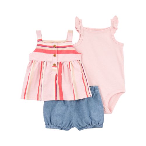 Carter´s Set 3 Piezas Body Musculosa Remera Musculosa Short