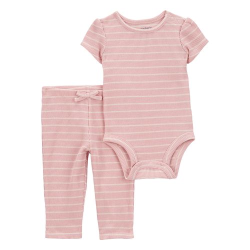 Carter´s Set 2 Piezas Body Mangas Cortas Pantalon